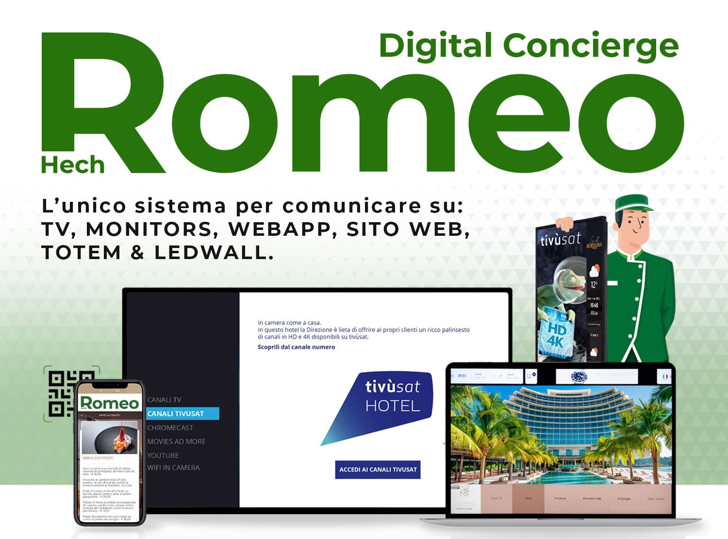 Tivùsat al SIA di Rimini ha presentato il Digital Concierge “Romeo”